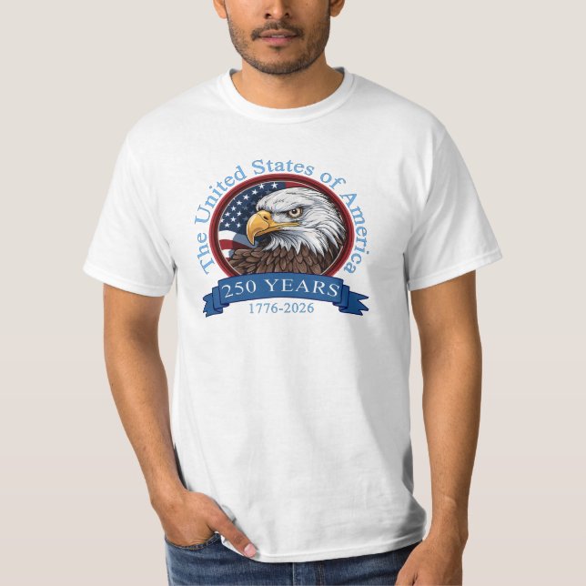 Camiseta 250º aniversário dos Estados Unidos (Frente)