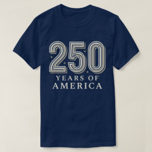Camiseta 250º Aniversário EUA 250 Anos de América Vintage