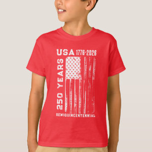 Camiseta 250º Aniversário EUA 4 De Julho