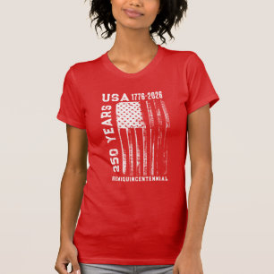 Camiseta 250º Aniversário EUA 4 De Julho