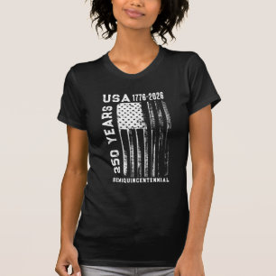 Camiseta 250º Aniversário EUA 4 De Julho