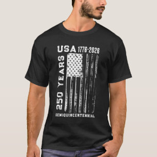 Camiseta 250º Aniversário EUA 4 De Julho