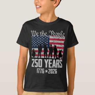 Camiseta 250º Aniversário EUA Patriótico 250 Anos 4 de Julh