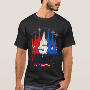 Camiseta 250º Aniversário EUA Patriótico 250 Anos Americano