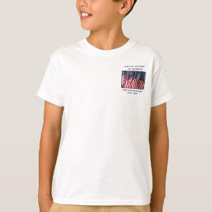 Camiseta 250º Aniversário EUA Patriótico Infantil