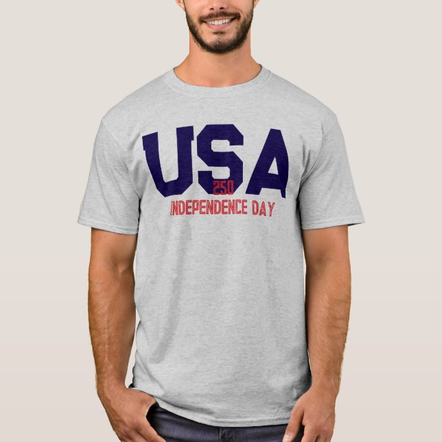 Camiseta 250º Dia da Independência dos EUA (Frente)