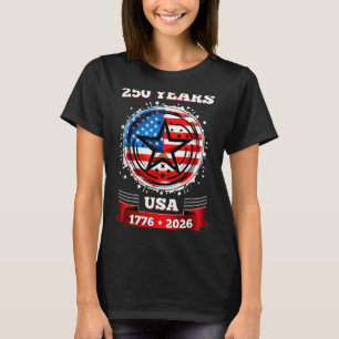 Camiseta 250 Aniversário EUA Estrela Patriótica 250º 4 de