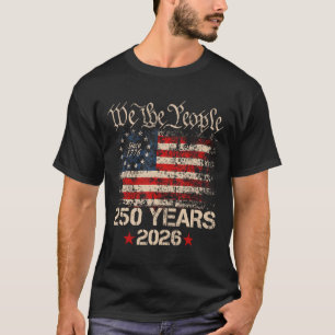 Camiseta 250 Anos 1776 2026 250º Aniversário 4 De Julho Ame