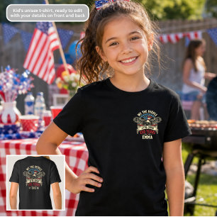Camiseta 250 Anos 1776-2026 Nós, o Povo 4 de Julho Crianças