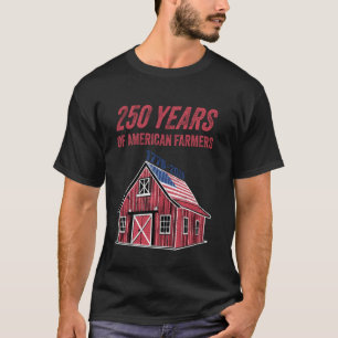 Camiseta 250 Anos 4 de Julho América Agricultura Bandeira E