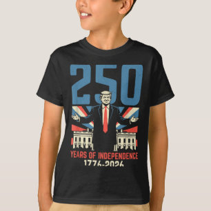 Camiseta 250 Anos Americano 1776 2026 250º Aniversário EUA