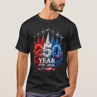 Camiseta 250 Anos Americano 250º EUA Patriótico 4 de Julho