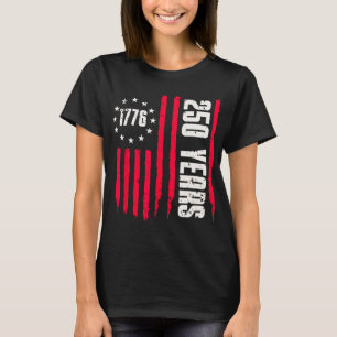 Camiseta 250 Anos Aniversário da América 250º Independência
