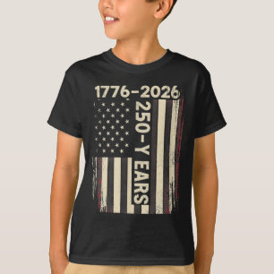 Camiseta 250 Anos Aniversário da América Independência 250º