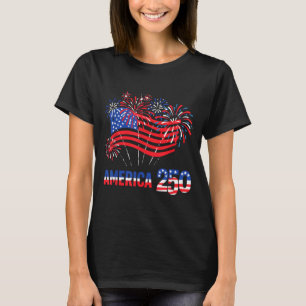 Camiseta 250 Anos Aniversário da América Independência 250º
