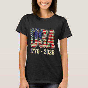 Camiseta 250 Anos Bandeira Americana 250º Aniversário EUA 4