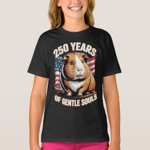 Camiseta 250 Anos de Almas Gentis Arte de Porquinho-da-Índi