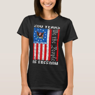 Camiseta 250 anos de aniversário americano 250º bandeira do