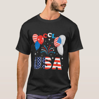 Camiseta 250 Anos de Aniversário EUA Bandeira Patriótica Fo
