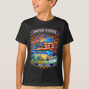 Camiseta 250 Anos de Independência dos Estados Unidos Nova