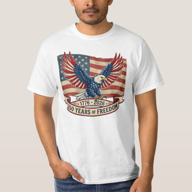 Camiseta 250 Anos De Liberdade (Frente)