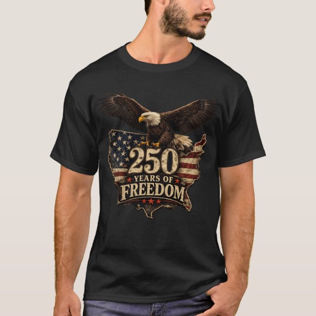 Camiseta 250 anos de liberdade (Frente)