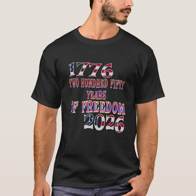 Camiseta 250 Anos de Liberdade (Frente)