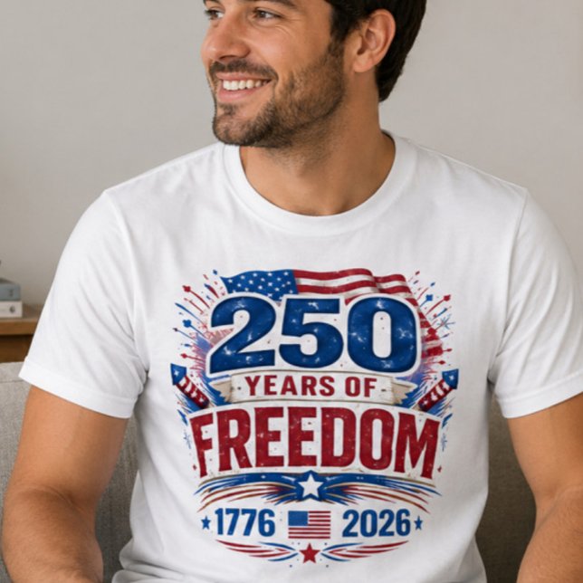 Camiseta 250 Anos de Liberdade (Criador carregado)