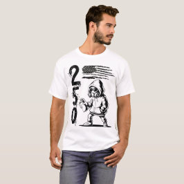 Camiseta 250 Anos de Liberdade Funny Eagle 4 de Julho de 20