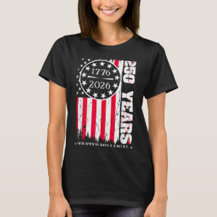 Camiseta 250 Anos Estados Unidos América 1776 dom 4º