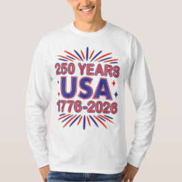 Camiseta 250 Anos EUA | 1776-2026 Semiquincentenário