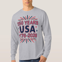 Camiseta 250 Anos EUA | 1776-2026 Semiquincentenário