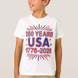 Camiseta 250 Anos EUA | 1776-2026 Semiquincentenário