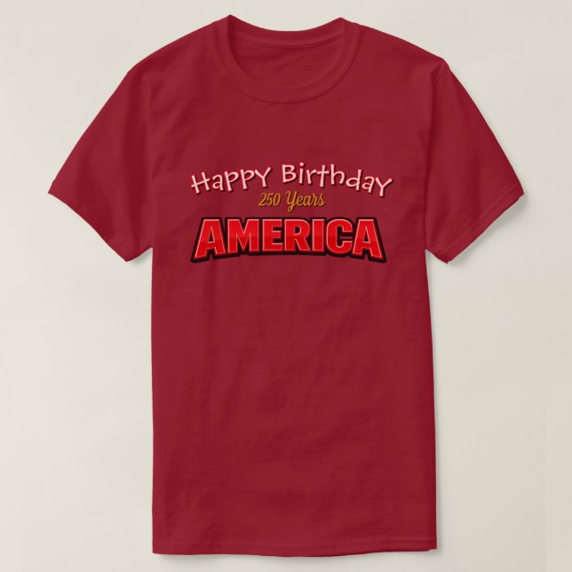 Camiseta 250 Anos EUA -32c (Frente do Design)