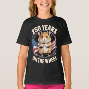 Camiseta 250 Anos na Roda Arte de Hamster