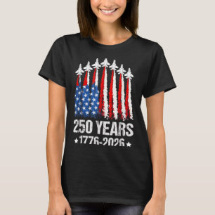 Camiseta 250 Anos Patriótico 4 de Julho Bandeira Americana