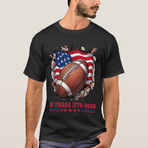 Camiseta 250 Anos Patriótico Futebol Bandeira Americana