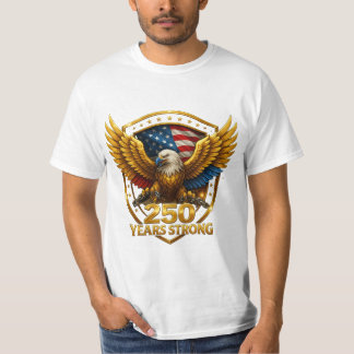 Camiseta 250. Jahrestag der USA – Freedom Eagle Emblem 