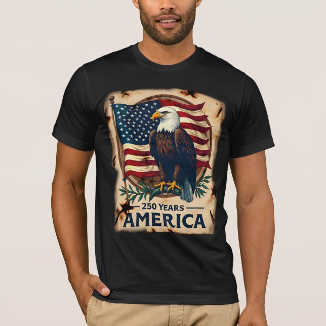 Camiseta 250 Years America Patriotic Anniversary Edition (Frente)