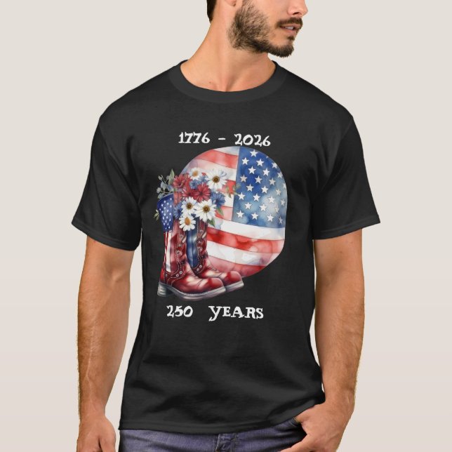 Camiseta 250 YEARS Men's Basic T-Shirt (Frente)