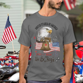 Camiseta 250 Years of America Eagle & Liberty We The People