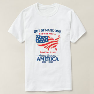 Camiseta 250 Years USA -26c T-Shirt
