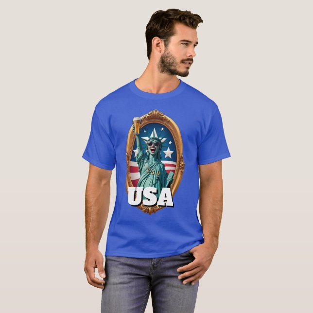Camiseta 250th America's 4th of July Independence Day  (Frente Completa)