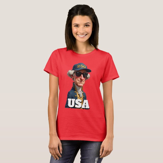 Camiseta 250th America's Birthday  (Frente Completa)