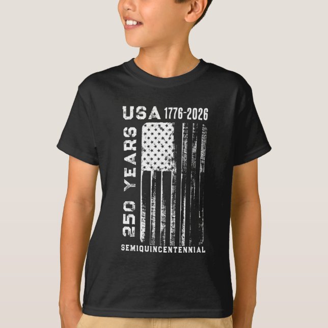 Camiseta 250Th Anniversary USA 4Th Of July T-Shirt (Frente)