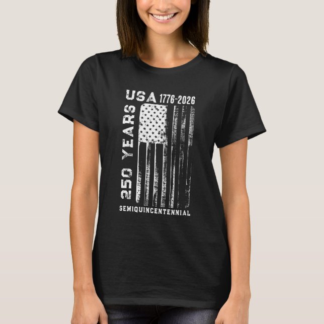 Camiseta 250Th Anniversary USA 4Th Of July T-Shirt (Frente)