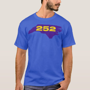 Camiseta 252 Roxo e Dourado