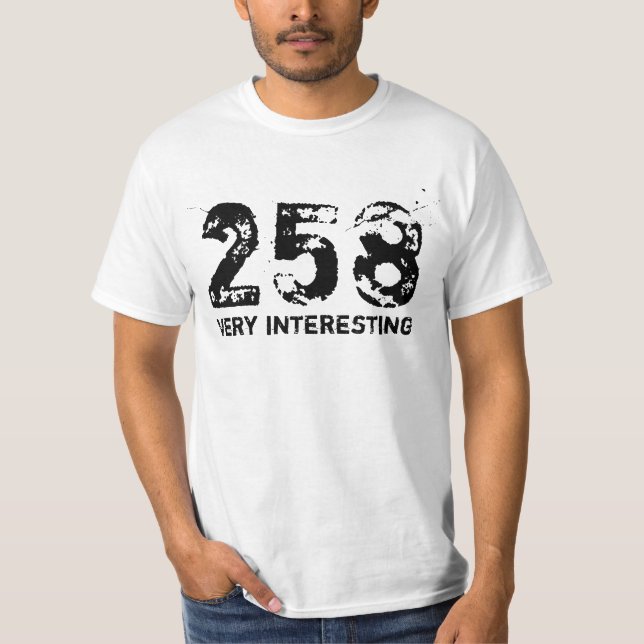 Camiseta 258 - Muito Interessante (Frente)
