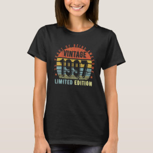 Camiseta 25 1997 Vintage 1997 Aniversário