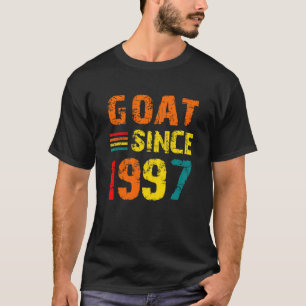 Camiseta 25 Aniversário De 25 Anos De Idade Caprino Desde 1